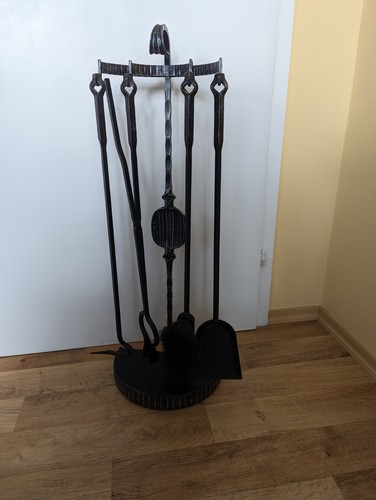 Kaminbesteck schmiedeeisen - ,