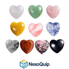 Herz Steine Glückssteine Edelsteine Kristalle Heilsteine Kinder Set Schmuck Deko