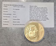 Sammlermünze medaille martin - sammlermünze,