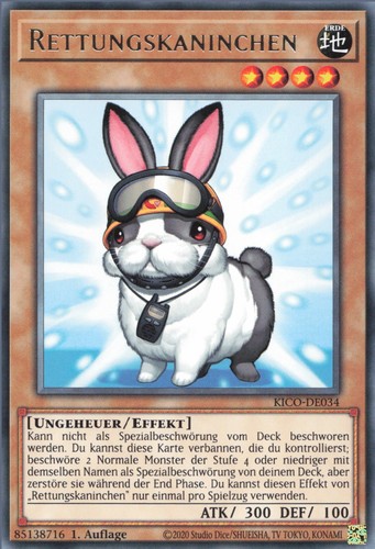 Yugioh rettungskaninchen - yugioh,