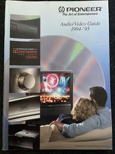 PIONEER KATALOG GUIDE AUDIO Hifi Video 90s 90er 1994 1995  90 Seiten – Rarität