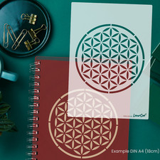 Schablone Blume des Lebens DIN