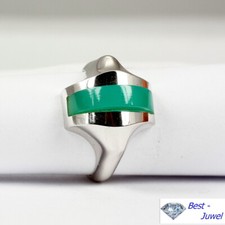 Ring in 585 Weißgold mit