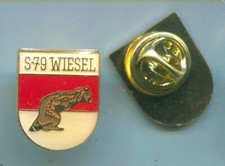 Bundeswehr: Anstecknadel - Pin:  Schnellboot Wiesel S-79 (133-4)