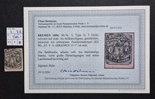 Bremen Nr. 2, Type II, sauber gestempelt ST.P.A. BREMEN, geprüft BPP (Mi: 400€)