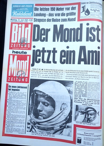 Bildzeitung geschenk 1969 - geschenk, 21.7.1969