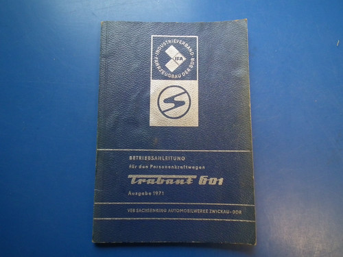 Ddr fachbuch handbuch trabant - ddr,