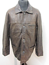 VINTAGE REDSKINS LEDERJACKE GR