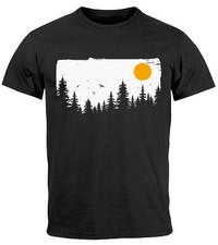 Herren T-Shirt Wald Bäume