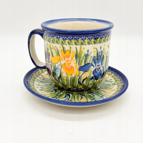 Tasse mit untertasse bunzlauer - mit,