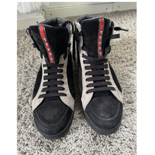 Prada high top sneaker schwarz - top,