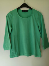 Barbara Lohmann T-Shirt mint 3/4 Arm Gr. 36 (38) Baumwolle + Elastan