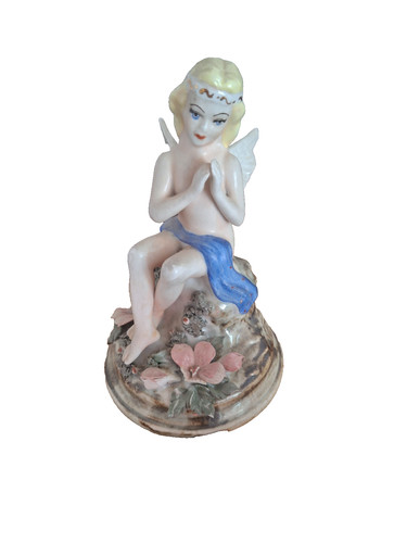 Vintage porzellanfigur engel - vintage-porzellanfigur,