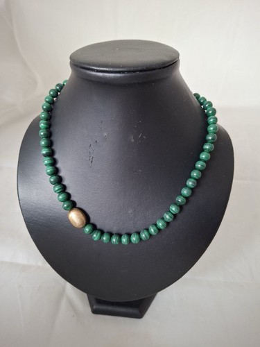 Vintage malachit kette cm - vintage,