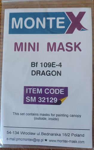 109e 4 mini mask - bf-109e-4,