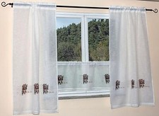 Gardine Weiß Landhaus