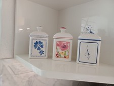 Villeroy & Boch 3 Deckeldosen Country Collection Keramik, nur als Deko...