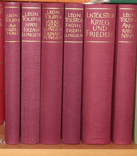Leo tolstoi gesammelte - tolstoi,