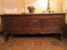 Edler Castle Furniture Kommode Sideboard Eiche rustikal ca. 112 x 49,5 x 45 cm 