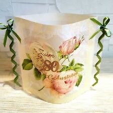 Tischdekoration zum 80