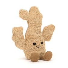 Amuseables Ingwer Soft Toy Gefüllte Lebensmittel Plüschtiere 7.6cm