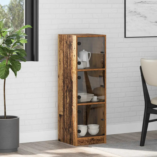 Highboard mit glastüren - highboard,