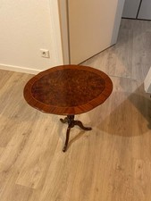 Beistelltisch Mahagoni Furnir oval 80er