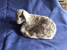 Keramik Handarbeit,Schaf -Lamm,Länge 20 cm,Höhe 13 cm