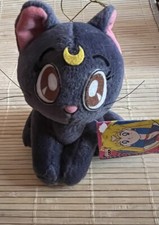 Sailor Moon LUNA Plüsch lila Katze Banpresto Japan älter Sammler Manga