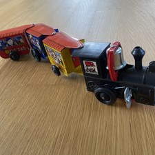 Blechspielzeug. Zug. Zig-Zag Comic Express. Zum Aufziehen