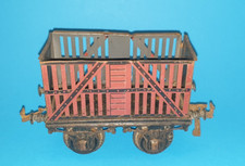  D0219905045 - Uralt Bing Tierwagen Länge 15cm Spur 1 zum herrichten