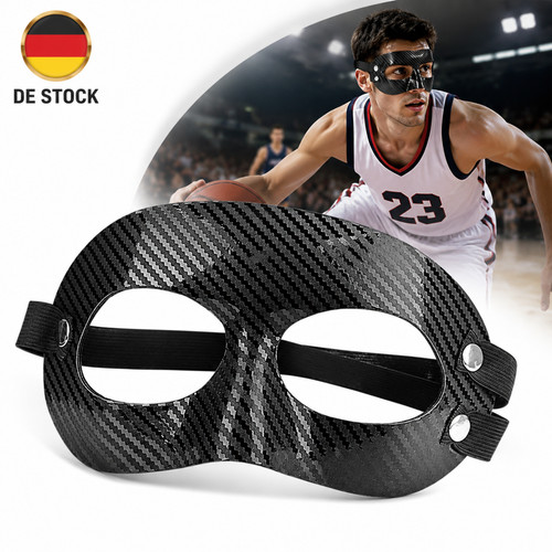 Schwarze basketballmaske - schwarze,