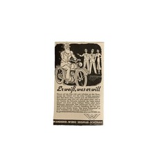 Wanderer Motorrad Reklame 1936