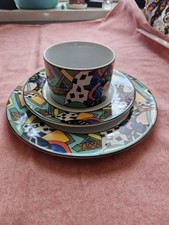 Sammeltassen Set von Freiberger Porzellan aus Sachsen