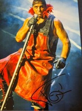 Rammstein Till Lindemann - Original in person Autogramm auf Foto