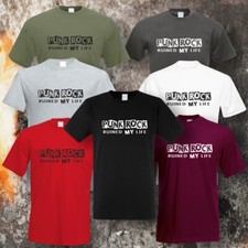 PUNKROCK RUINED MY LIFE T-SHIRT GRÖSSEN S-5XL ( 7 Farben)