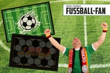 Fußmatte Fussball Schmutzfangmatte Spruch 50x75 cm 2 Designs (9,99€/1Stk)