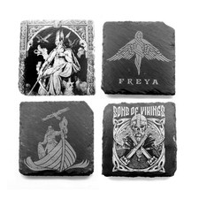 Wikinger Glasuntersetzer 4er