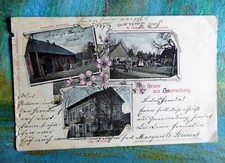 Postkarte Gnarrenburg gelaufen, Poststempel von 1902  Selten!!