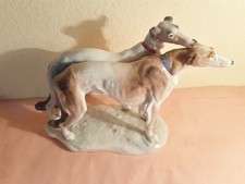 Ens Porzellanfigur 2 Windhunde