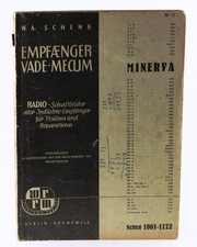 Radio Schaltbilder für Neubau und Reparaturen Industrie-Empfänger Minerva