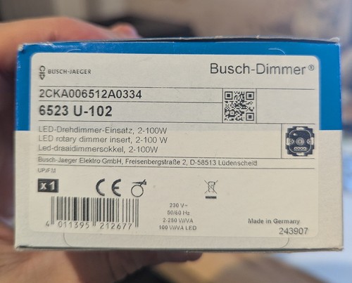 Neu busch jäger 6523 - busch-jäger, u-102