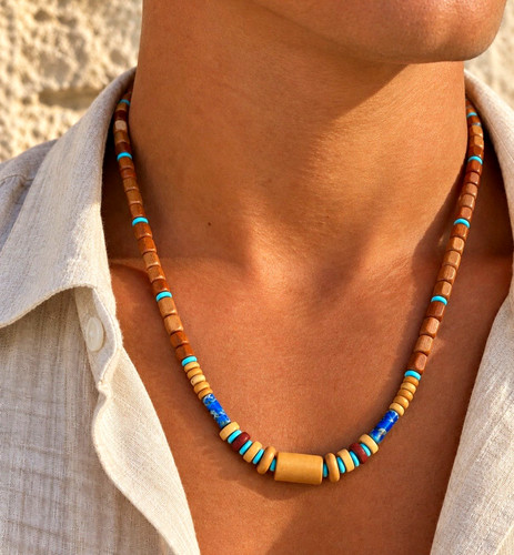 Boho unisex kette - unisex, aus
