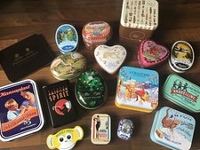 Blechdosen, Dosen, Seifendosen, Oilily, Penhaligon’s, L‘Occitane, Fossil etc.