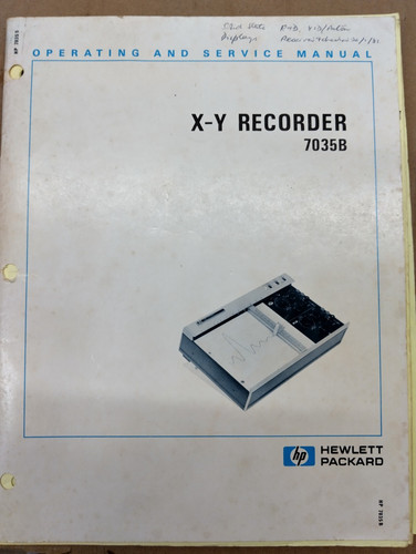 Hewlett packard 7035b y - packard,