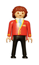 Playmobil Figur Mann Hotel Page Empfang Rezeption Urlaub Strand Bungalow
