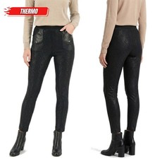 Damen Thermohose im Leo-Print