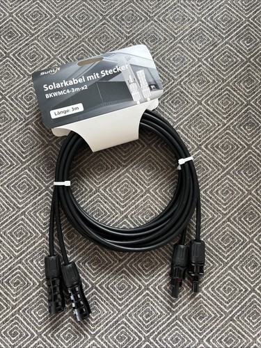 Balkonkraftwerk solarkabel mit - balkonkraftwerk,