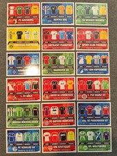 Match Attax Bundesliga 14/15 Alle 18 Trikot Satz Karten Set Full 2014/2015