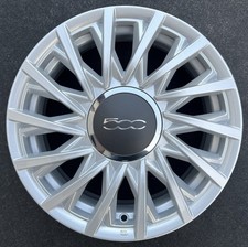 NEUW. Original Fiat 500 312 52027758 52009577 D264 Alufelge 6x15 ET35 Felge Rim